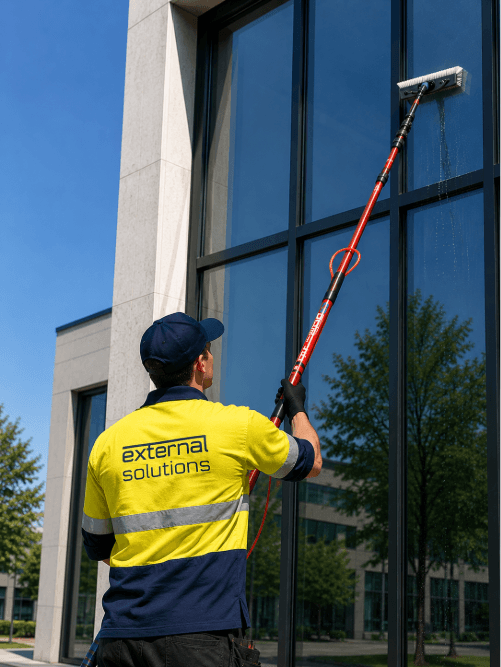Pure Water Window Cleaning Gold Coast Brisbane by External Solutions 